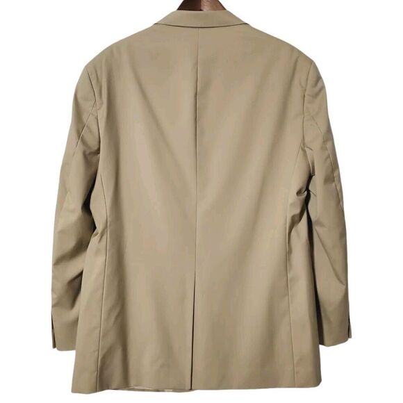Brooks Brothers Blazer Size 44R Beige Cotton Blend Cupro Lining Jacket 346 Mens - Picture 5 of 16